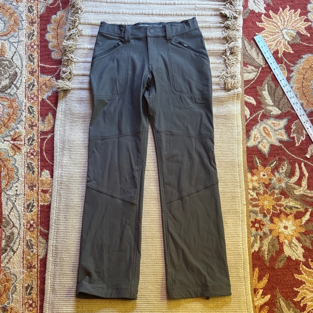 Icebreaker soft shell pant merino wool blend ski hiking cold weather mens 30 30